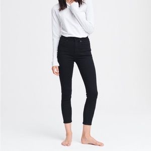 Rag & Bone Nina High Rise Skinny No Fade Black Jeans US26 ($195)